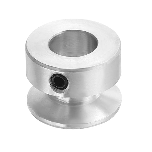 PATIKIL V-Belt Pulley, Single Groove Aluminum Alloy V-Groove Drive Pulley, 10mm Fixed Bore, 20mm Outer Dia