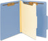 Smead Classification File Folder - 1 Divider, 2" Expansion, Letter Size, Blue, 10 per Box (13701)