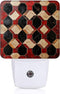 Square LED Night Lights Lamp with Dusk to Dawn Sensor, Vintage Floor
