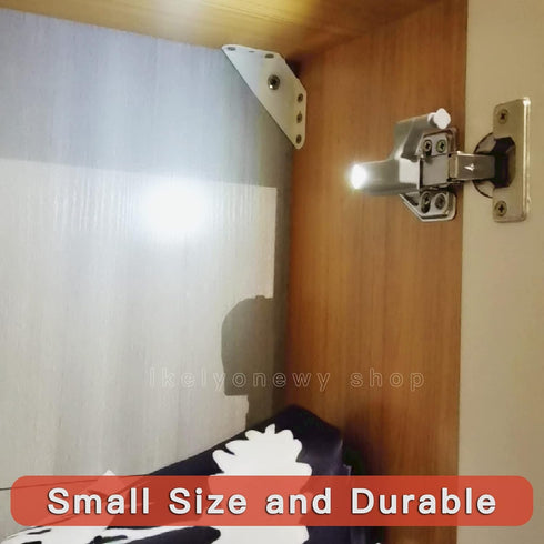 Closet 8Pcs Hinge Led Sensor Light for Kitchen Cabinet Cool White Universal Intelligent Home Lamp Cupboard Wardrobe