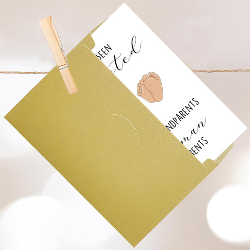 OJsensai Funny Pregnancy Announcement for Grandparent, Cute Pregnancy Revel Card for Grandparent, Promoted from Dog