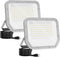ELEKICO 2 Pack Super Bright 6500k 10000lm LED Flood Lights Outdoor,100w Led