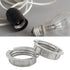 Xhziy 8pcs G9 M20 3/4 Lamp Bracket Ring Lampshade Adapter Ring Metal Outer Ring Lampshade Collar Ring for "Diameter