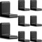 8 Pcs 1.5 Inch Bed Frame End Caps - Rubber Angle Iron