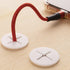 6 PCS Flexible Silicone Cable Cord Grommet, 1 Inch White Grommets for Desk, Table, Cable Management, Wire Organizer