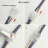 6-Pin 20-22 6-Line (10 Pack) RGBWW Connectors AWG | Solderless Wire Joiners for RGB+CCT Smart LED Lighting Extension