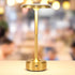 baishezhuan 3-Levels Dimming Small Gold Rechargeable Cordless LED Table Lamps Touch Sensor Light, Portable Wireless