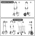 SJIOUEOT 13inx7.9inx26in Replacement Bag for Grocery Cart Shopping Cart Bags, Oxford Cloth Waterproof Trolley Bags