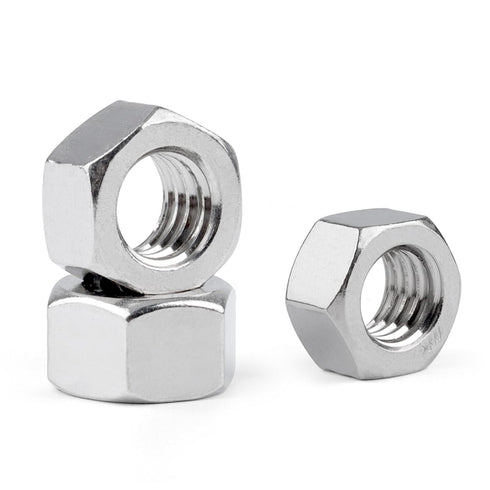 Vmuter Hex Nuts, 100 Pack 1/4-20 304 (A2-70) Stainless Steel Hardware Nuts,Standard Inch