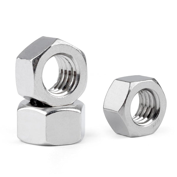 Vmuter Hex Nuts, 100 Pack 1/4-20 304 (A2-70) Stainless Steel Hardware Nuts,Standard Inch