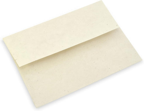 Kathmandu Valley Co. 5x7 inch Handmade Lokta Paper Envelopes, Vintage Envelopes for Wedding Invitations (25 Pack)