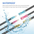 PONFY 100PCS Heat Shrink Spade Connectors, Electrical Female Male Wire Connectors, Quick Disconnect Crimp Kit
