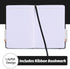 SUIN Hardcover Journal Notebooks, A5 Lined Journals for Writing, 200 Pages, Classic Ruled Notebooks (Black - 6 Pack)
