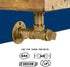CSTQ0018 1/8-Inch Male National Taper Threads Solid Plug, Lead-Free Brass Pipe Fitting, 25