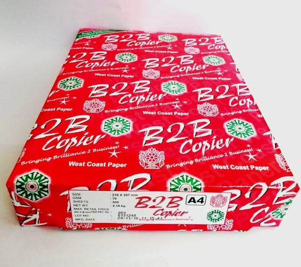 B2B A4, 70 500 Copier Paper, GSM, Sheet