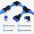 53 Pcs Quick Connect Air Hose Fittings Kit, 1/8" 1/4" 3/8" 1/2" Air Line Quick Connect Fittings with NPT Thread