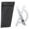 Protractor Angle Finder, 0-180 Degrees Carbon Steel Angle Ruler for Measuring & Gauging Tool in Woodworking