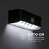 2-Pack, (ELI0989V) Home Zone Security Solar Step Lights - Motion Sensor LED Outdoor Deck and Step Lights with No Wiring