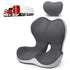 GKTKG Truck Seat Cushion and Headrest 2-in-1 Set for Truck Driver, Lumbar Support