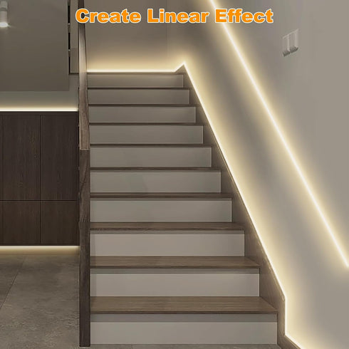 16.4ft 3000K Dimmable Tatazone Smart White COB Led Strip Light with App and Remote, Bright Warm White WiFi COB Light