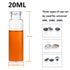 Borosilicate Glass Standard Crimp Headspace Vial, 20 ml Capacity, Pack of 100