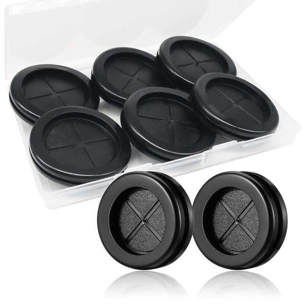 6PCS 1-3/4 Rubber Grommet for Wiring Firewall Hole Plugs Wire Protection DD040-1-3/4