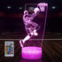 3D Basketball Man Lamp Night Light with Remote & Touch Control,Brightness Adjusted,USB & Batteries Powered,Boys Girls