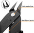 BOENFU Black Precision Wire Cutter, Jewelry Zip Tie Cutters, Flush Cutters, Nippers, Small Side Cutting Pliers, 1-Pack