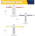 3 Pcs/Set Hydraulic Cylinder Piston Repair Seal Kit, Universal U-Cup Rod Seal Installation Tool Set