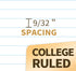 SUNEE Spiral Notebooks, College Ruled, 1-Subject, 4 Pack, 8 x 10-1/2 in, 70 Sheets, Pastel Colors for School, Office