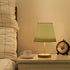 GOODOLD 3 6x11 Sage Green Solid Table Lamp for Bedroom, Lighting Modes LED Bedside Lamps Fabric Shade Desk Lamp