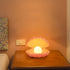 Portable LED Pearl Shell Nightlight - Pink Desktop Lamp for Home Decor