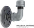 Supply Giant HNTO0100 1 in. Galvanized Iron MIP/FIP 90 Degree Street Elbow