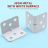 Jiozermi 12 1"x1"x1.3" 90 6 Pcs Corner Brace, L Shape Shelf Bracket , Degree Right Angle Shelf Supports, Decorative
