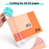 Paper Trimmer Craft Paper Cutter, 4 Style Multi-Function Scrapbooking Tool with Dial Blades for Cutting Paper, Coupons,