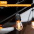 BRIMAX 6 Pack 2W LED Light Bulbs, Plastic LED Filament Bulb, 2700K Warm White, Equivalent to 11w/20w/25w, E26 Medium Base, S14 Edison Light Bulbs for 6/12/18-light Sputnik Chandelier Bulbs by BRIMAX