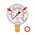 0-100psi Glycerin Filled Pressure Gauge, 2-1/2" Dial, Stainless Steel Case, 1/4" NPT Lower Mount for Air Compressor
