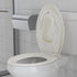 GarveeTech Elongated Toilet Seat with Built-in Toddler Seat for Easy Potty Training Slow Close Feature, Easy Install