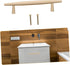 Holibanna Modern Brass Cabinet Pulls Pitch Solid Drawer Handles for Wardrobes Cabinets Bedside Tables Easy Install