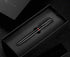 Picasso 916 Matte Black & Red Ring Fountain Pen with Box, Titanium Gray Extra Fine Nib