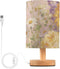 Yuiboo Bedside Lamp Living Room Lamps Electric Watercolor Sunflower & Rose Bouquet Lights