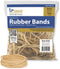 Upgrade Office Supply UPG22733 Rubber Bands - Size #33 (3-1/2 x 1/8") Natural Crepe, Made in USA (4 Oz Bag)