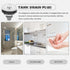 Healeved Universal Bathtub Drain Stopper Shower Drain Hair Catcher with Stainless Steel Plug and Hair Catcher Easy