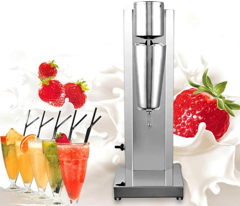 Qgnaewnoyj Commercial 180W 18000RPM, Milkshake Maker | Stainless Steel Drink Mixer for Smoothies, Malt, Milk Tea Ideal