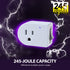 Fosmon ON/Off Switch, Grounded Outlet Switch (4 Pack), 3 Prong Electric Switch Adapter, ETL Listed