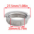 Xhziy 8pcs G9 M20 3/4 Lamp Bracket Ring Lampshade Adapter Ring Metal Outer Ring Lampshade Collar Ring for "Diameter