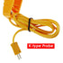 HVAC K-Type Thermocouple Temperature Clamp, Multimeter Sensor Probe, Fieldpiece Jaw Clip Plumbing Clamp