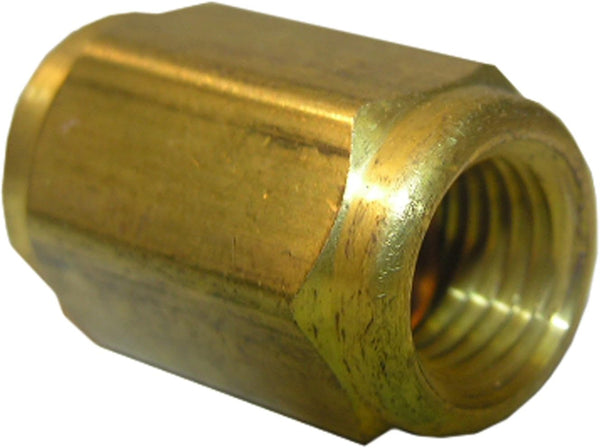 LASCO 17-4311 1/4-Inch Brass Flare Union, Female