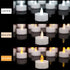 VETOUR 12pcs LED Tea Lights,Battery Operated Tealights Candles Realistic Flickering Pumkin TeaLight Candle Long Lasting