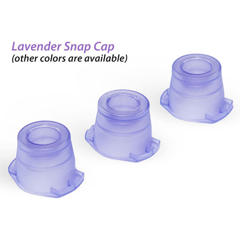 Globe Scientific 118115L Polyethylene Universal Snap Cap for 12mm, 13mm, 16mm Test Tubes, Lavender, Pack of 1000